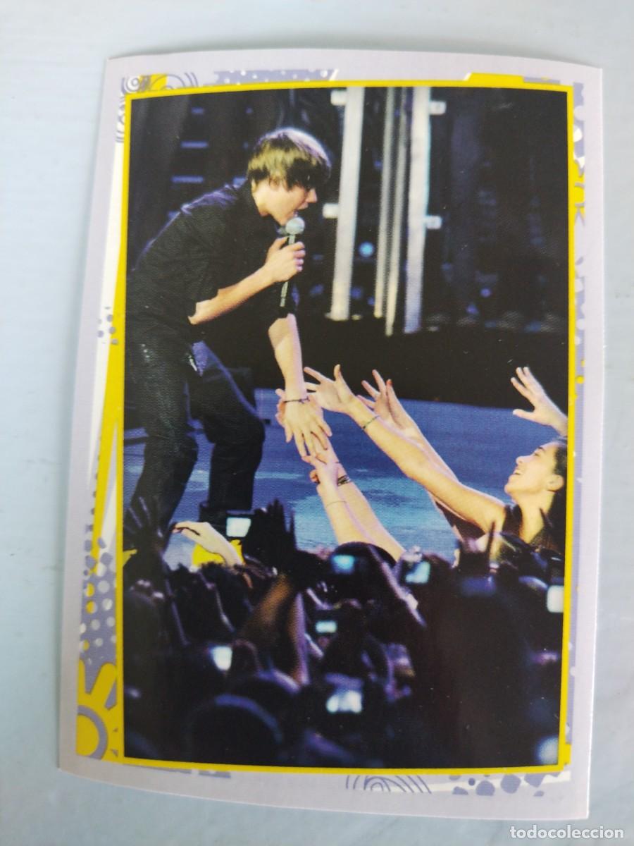 Coleccionismo Cromos antiguos: CROMO JUSTIN BIEBER N&deg; 5. NUEVO SIN PEGAR