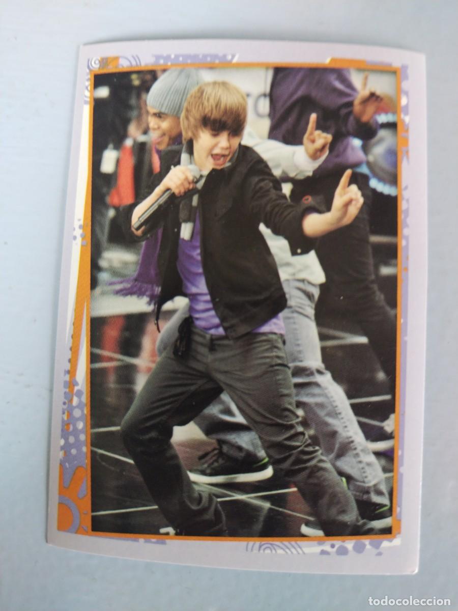 Collectable Antique Stickers: CROMO JUSTIN BIEBER N&deg; 37. NUEVO SIN PEGAR