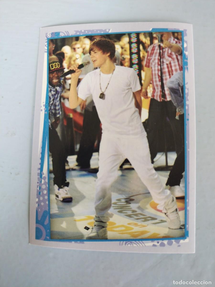 Coleccionismo Cromos antiguos: CROMO JUSTIN BIEBER N&deg; 50. NUEVO SIN PEGAR