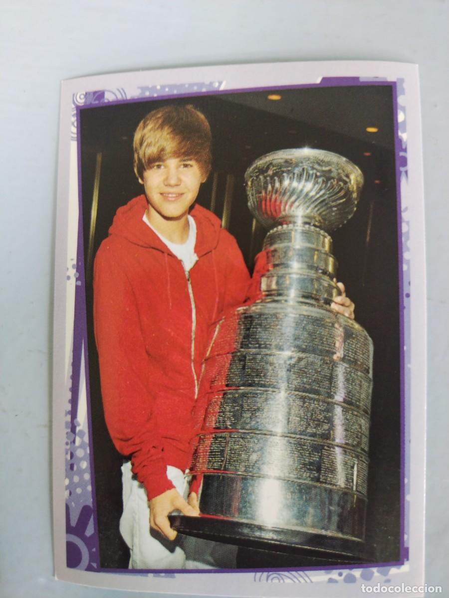 Coleccionismo Cromos antiguos: CROMO JUSTIN BIEBER N&deg; 55. NUEVO SIN PEGAR