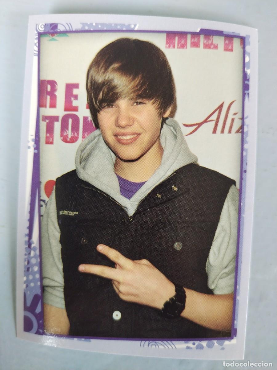 Coleccionismo Cromos antiguos: CROMO JUSTIN BIEBER N&deg; 58. NUEVO SIN PEGAR