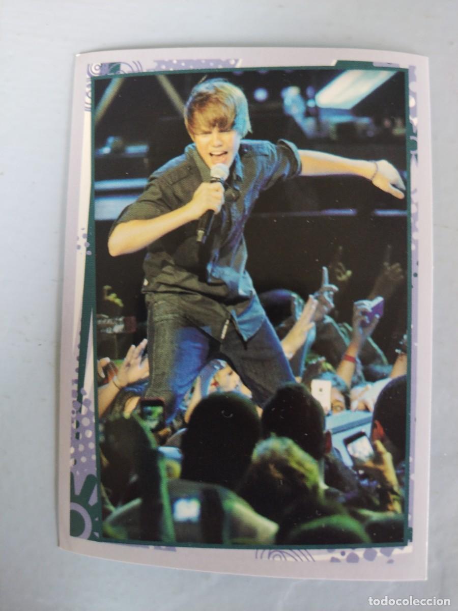 Coleccionismo Cromos antiguos: CROMO JUSTIN BIEBER N&deg; 62. NUEVO SIN PEGAR