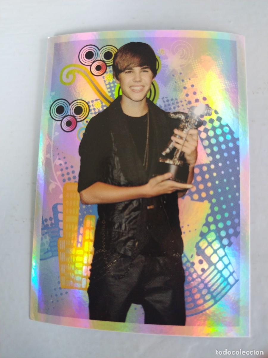 Coleccionismo Cromos antiguos: CROMO JUSTIN BIEBER N&deg; 67. NUEVO SIN PEGAR