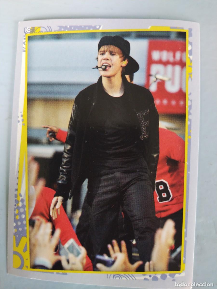 Coleccionismo Cromos antiguos: CROMO JUSTIN BIEBER N&deg; 72. NUEVO SIN PEGAR