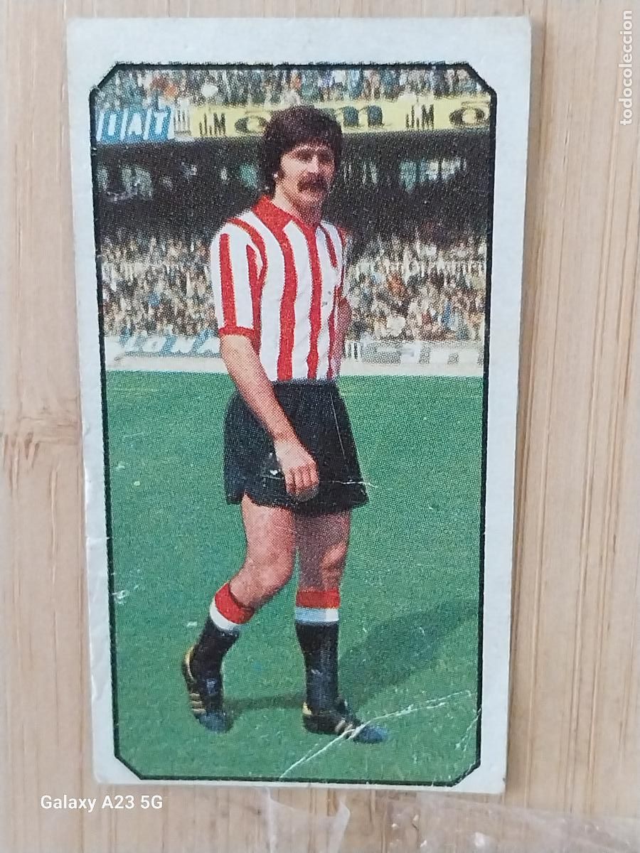 Coleccionismo Cromos antiguos: ASTRAIN ATH BILBAO ATHLETIC ED ESTE LIGA 1977 77 78 1978 CROMO ORIGINAL SIN PEGAR NUNCA
