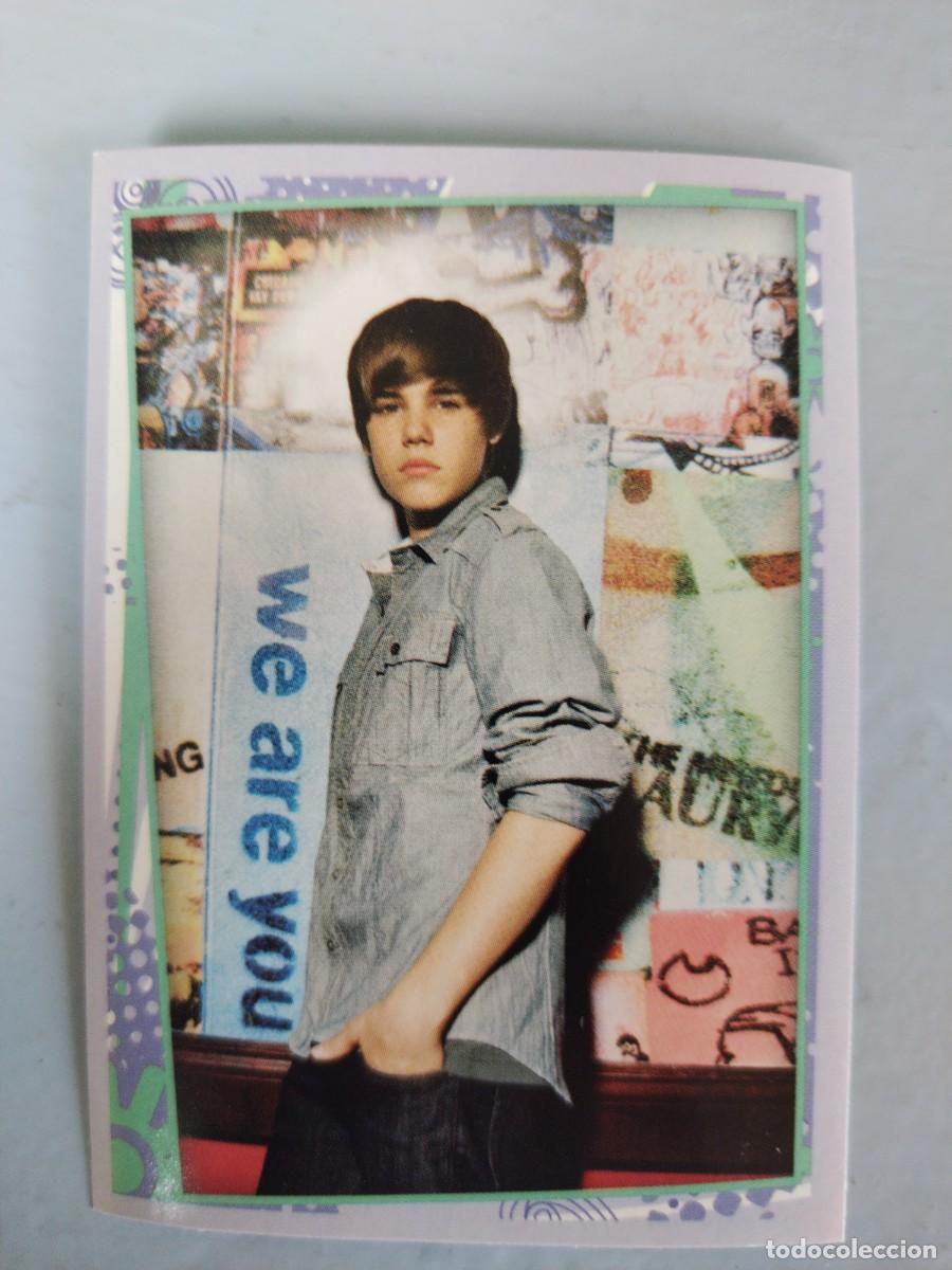 Colecionismo Cromos antigos: CROMO JUSTIN BIEBER N&deg; 101. NUEVO SIN PEGAR