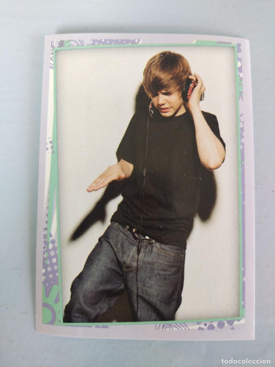 Colecionismo Cromos antigos: CROMO JUSTIN BIEBER N&deg; 103. NUEVO SIN PEGAR