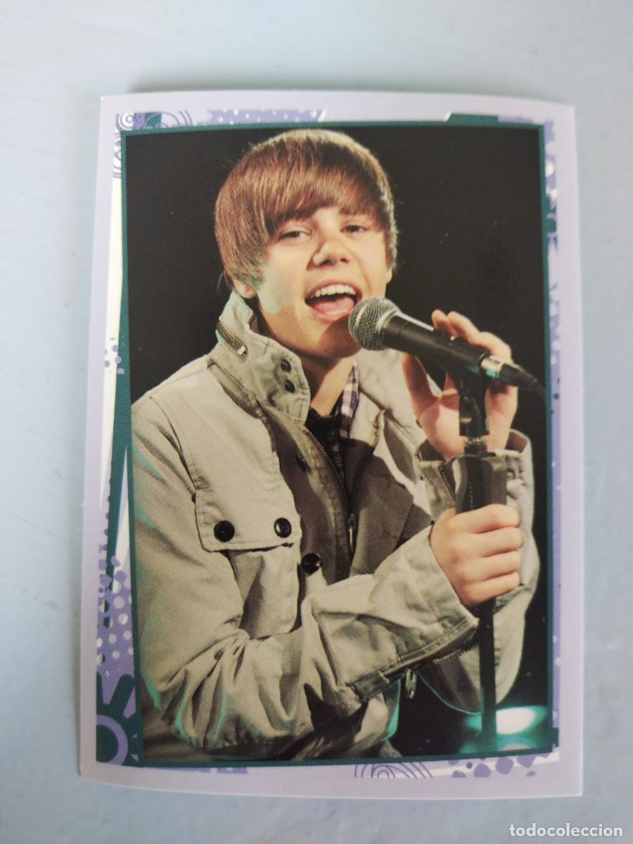 Colecionismo Cromos antigos: CROMO JUSTIN BIEBER N&deg; 109. NUEVO SIN PEGAR
