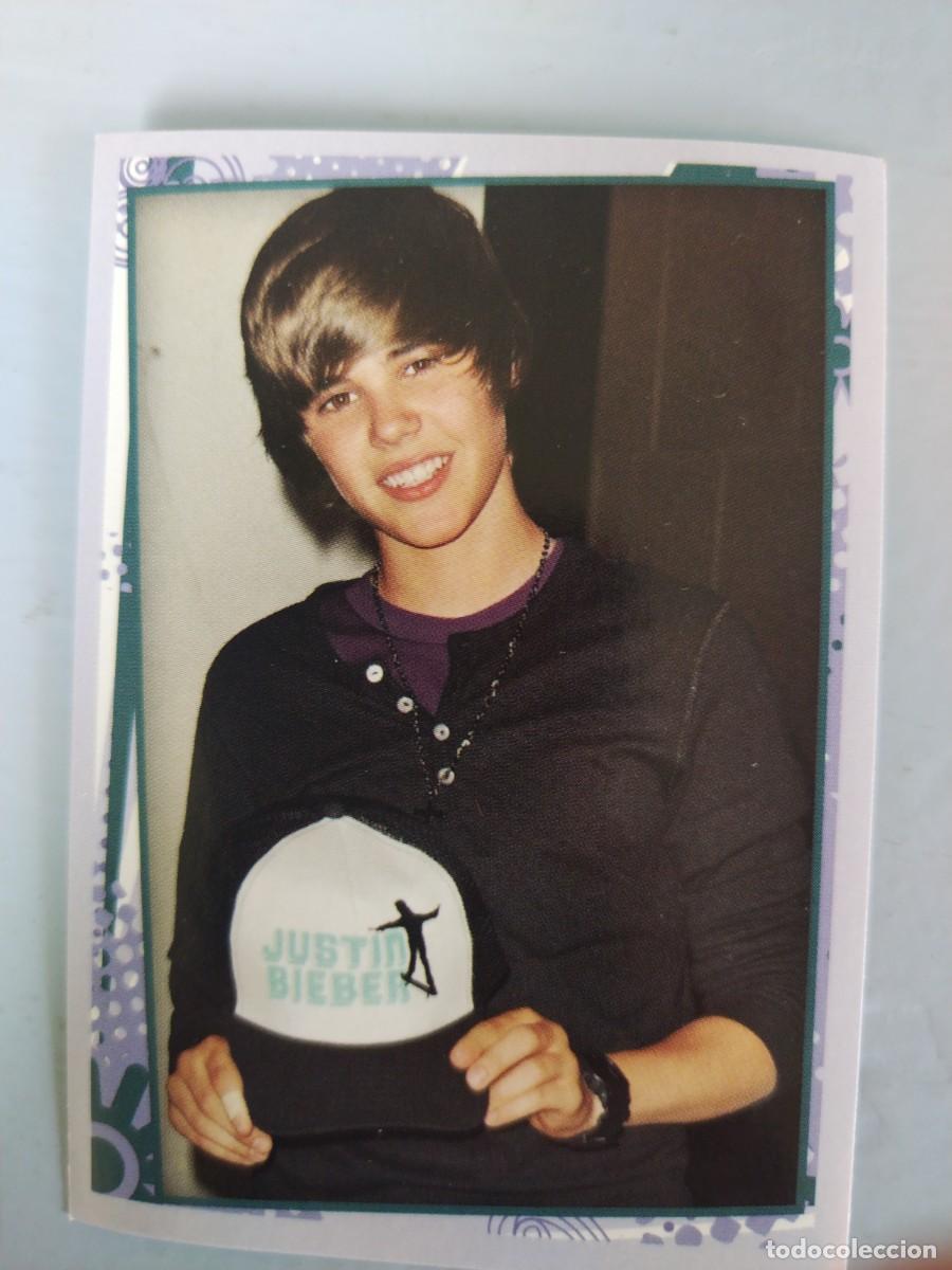 Collectable Antique Stickers: CROMO JUSTIN BIEBER N&deg; 116. NUEVO SIN PEGAR