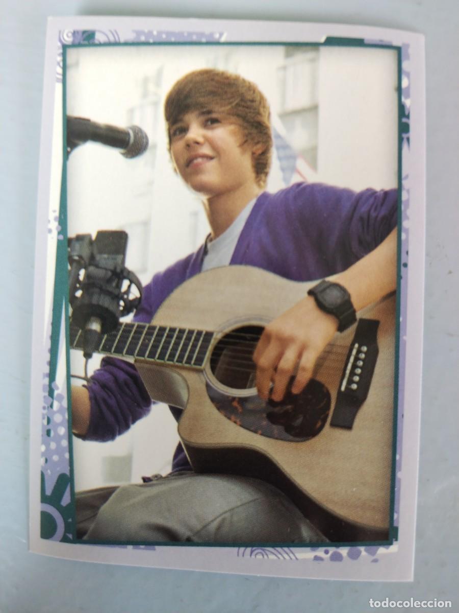 Collectable Antique Stickers: CROMO JUSTIN BIEBER N&deg; 117. NUEVO SIN PEGAR