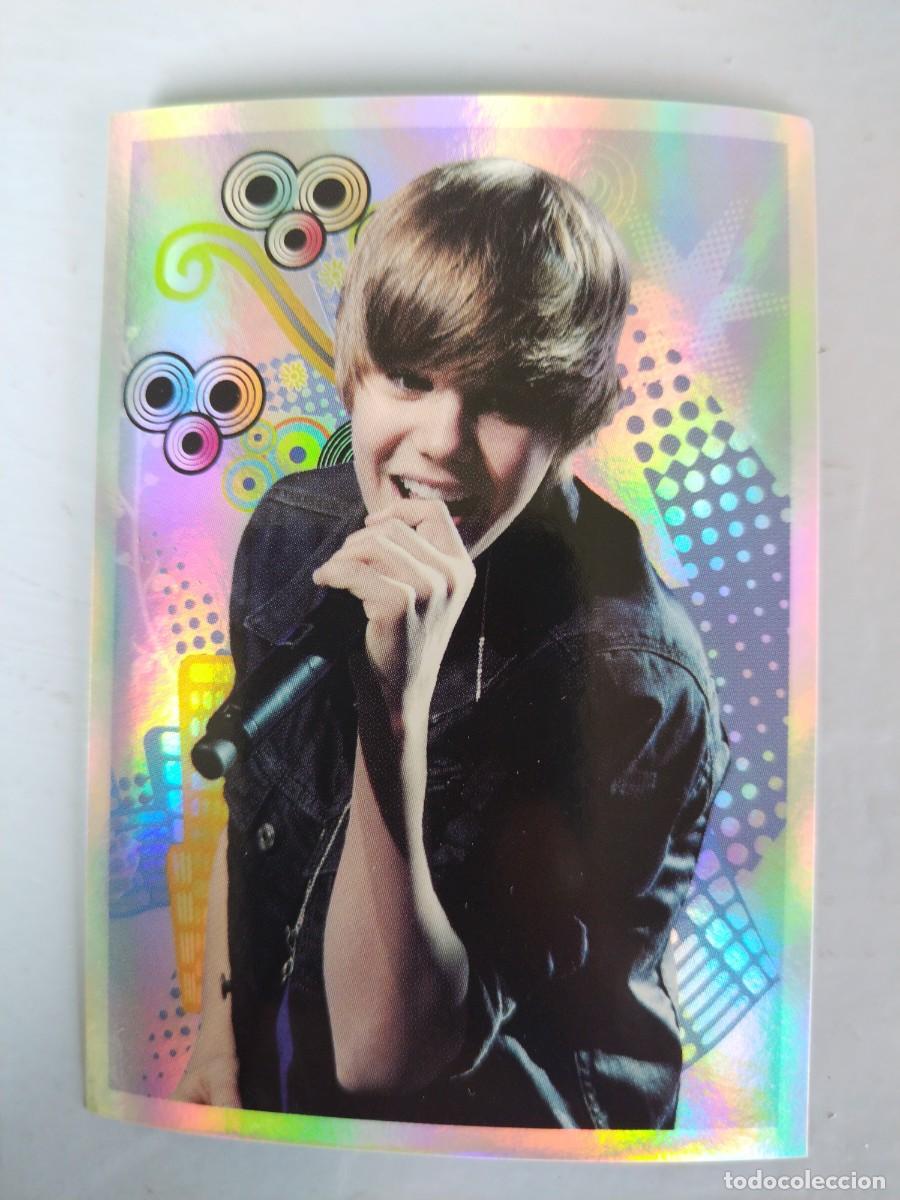 Coleccionismo Cromos antiguos: CROMO JUSTIN BIEBER N&deg; 123. NUEVO SIN PEGAR