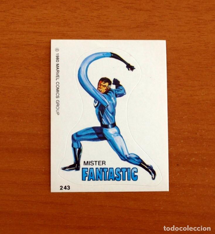 Coleccionismo Cromos antiguos: Superh&eacute;roes - N&ordm; 243 Mister Fantastic - Marvel 1980 Comics Group- Chocolates Terrabusi -Nunca pegado