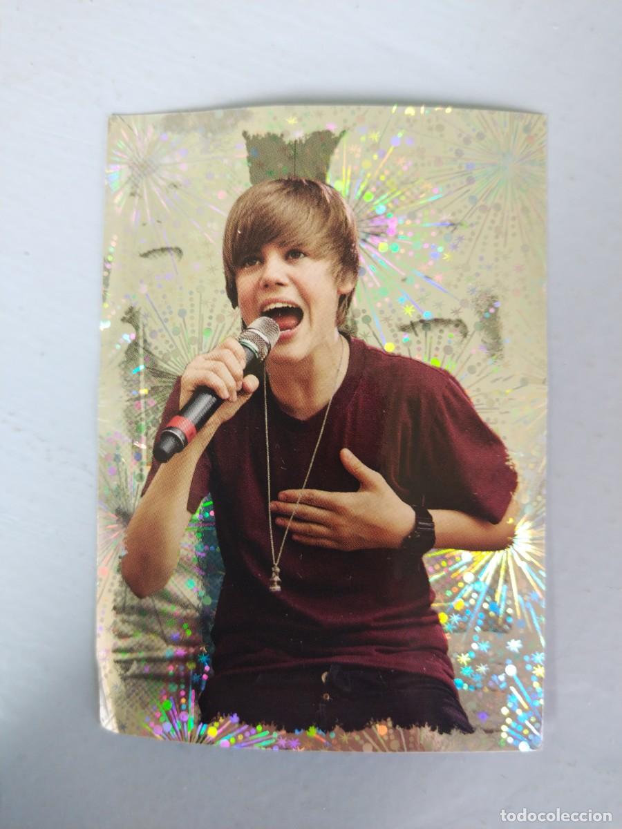Coleccionismo Cromos antiguos: CROMO JUSTIN BIEBER N&deg; 6P. NUEVO SIN PEGAR