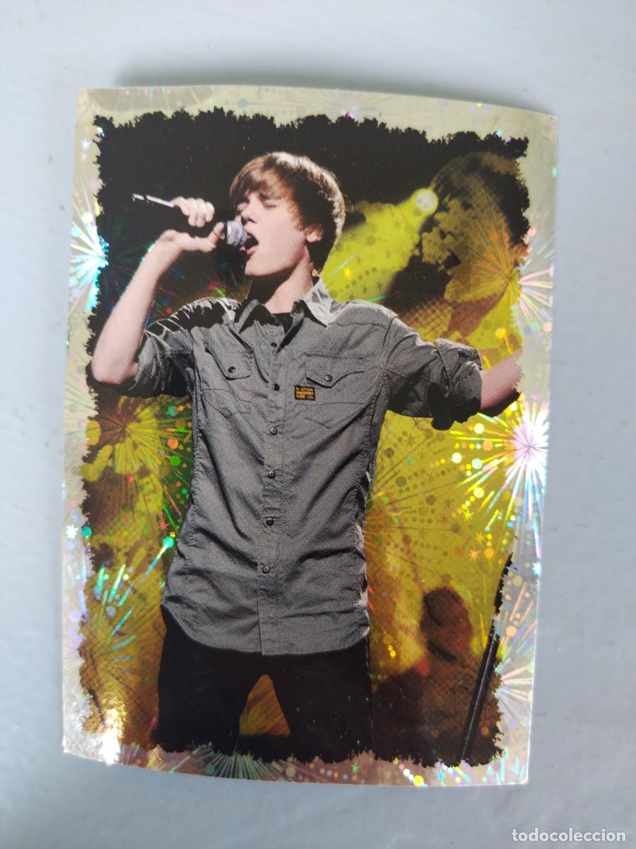 Coleccionismo Cromos antiguos: CROMO JUSTIN BIEBER N&deg; 7P. NUEVO SIN PEGAR
