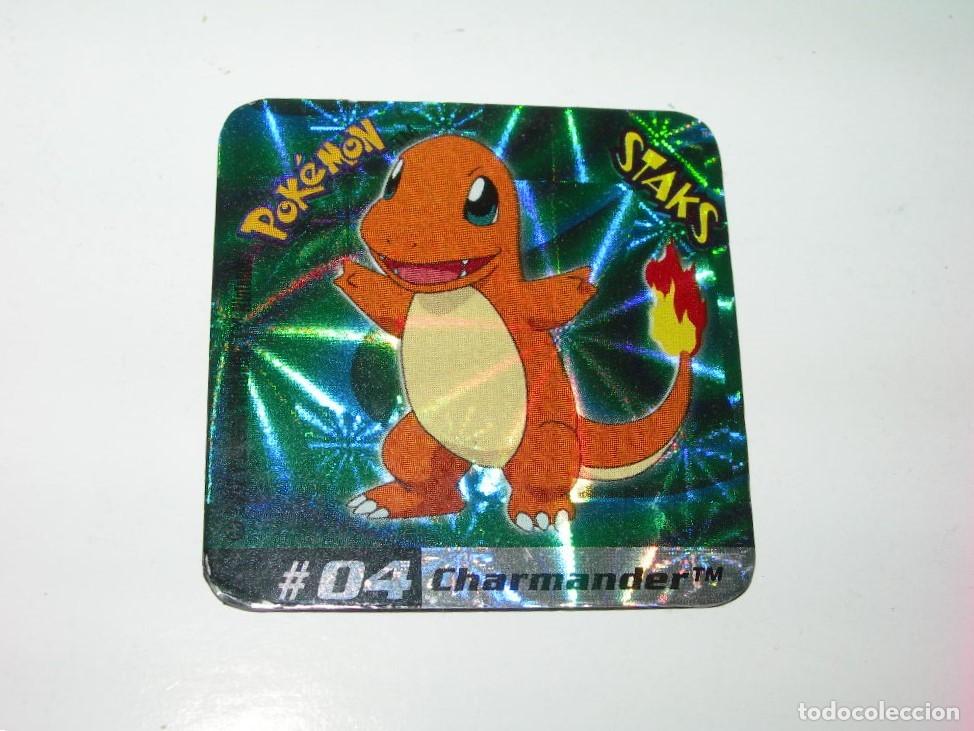 Coleccionismo Cromos antiguos: STAK N&ordm; 4 - CHARMANDER - DE LA COLECCI&Oacute;N POKEMON STAKS JOHTO LEAGUE CHAMPIONS - PANINI -