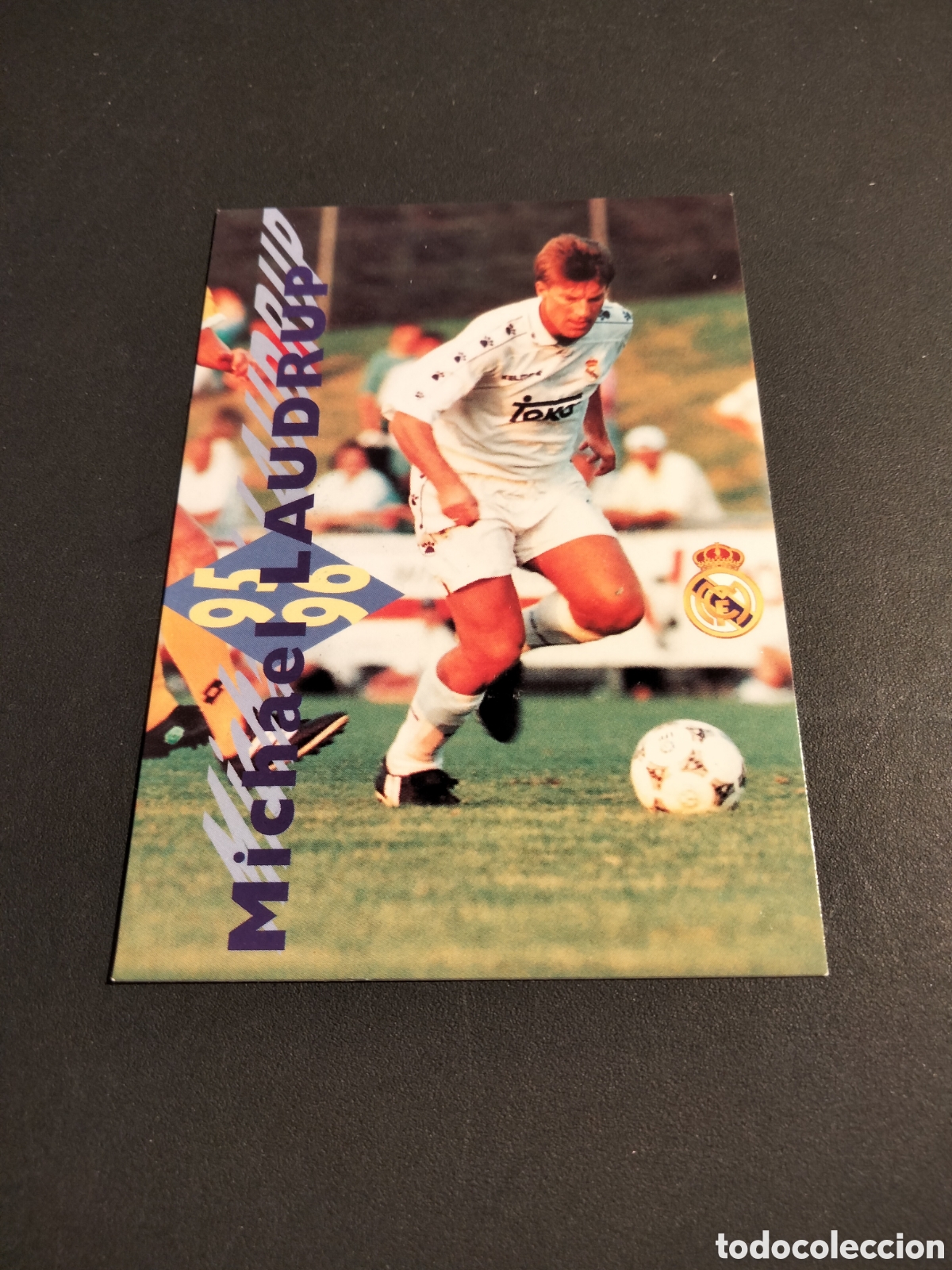 Coleccionismo Cromos antiguos: LAUDRUP # 146 REAL MADRID ORO 1902 - 1996 MAGIC BOX