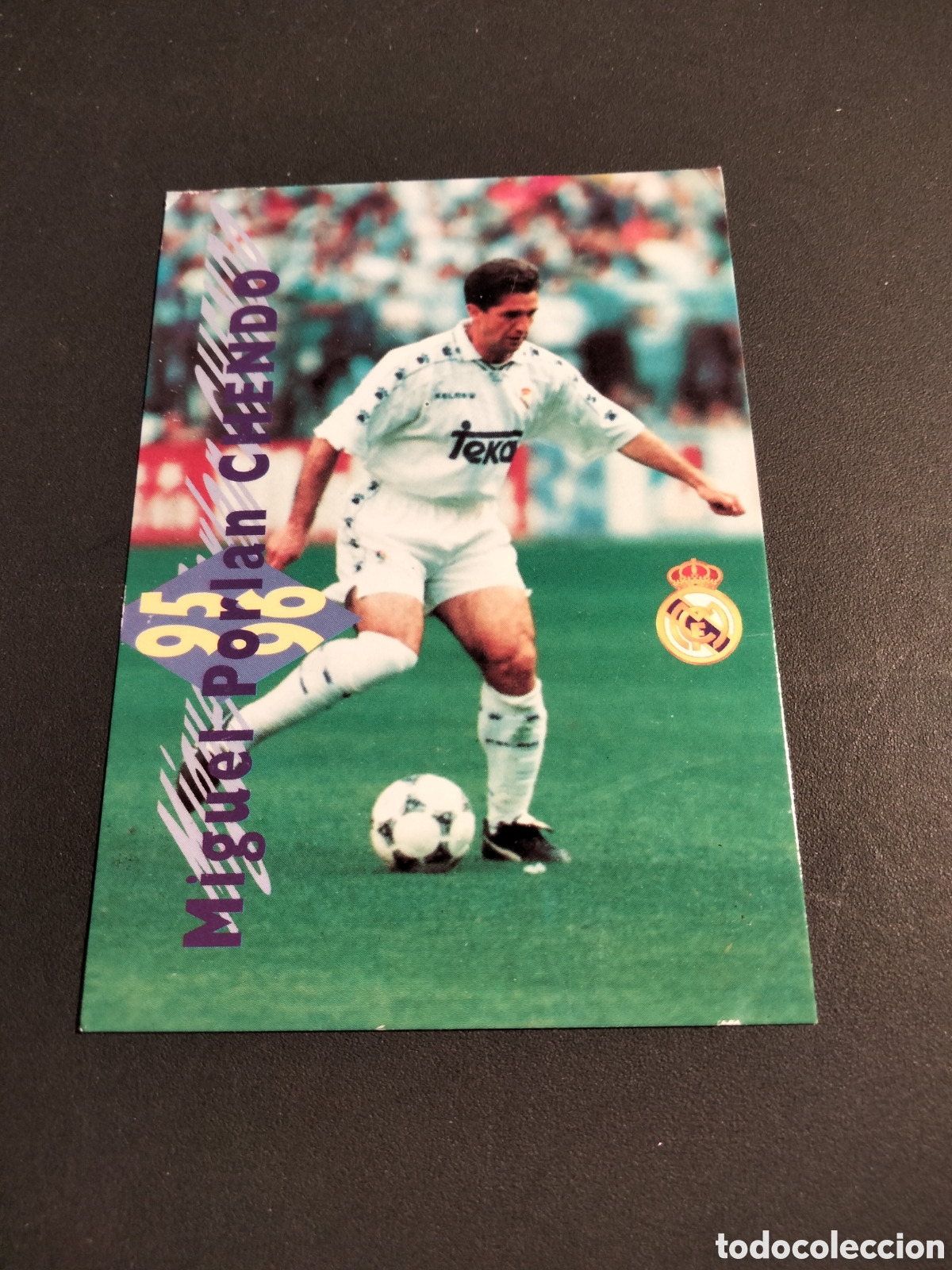 Coleccionismo Cromos antiguos: CHENDO # 130 REAL MADRID ORO 1902 - 1996 MAGIC BOX