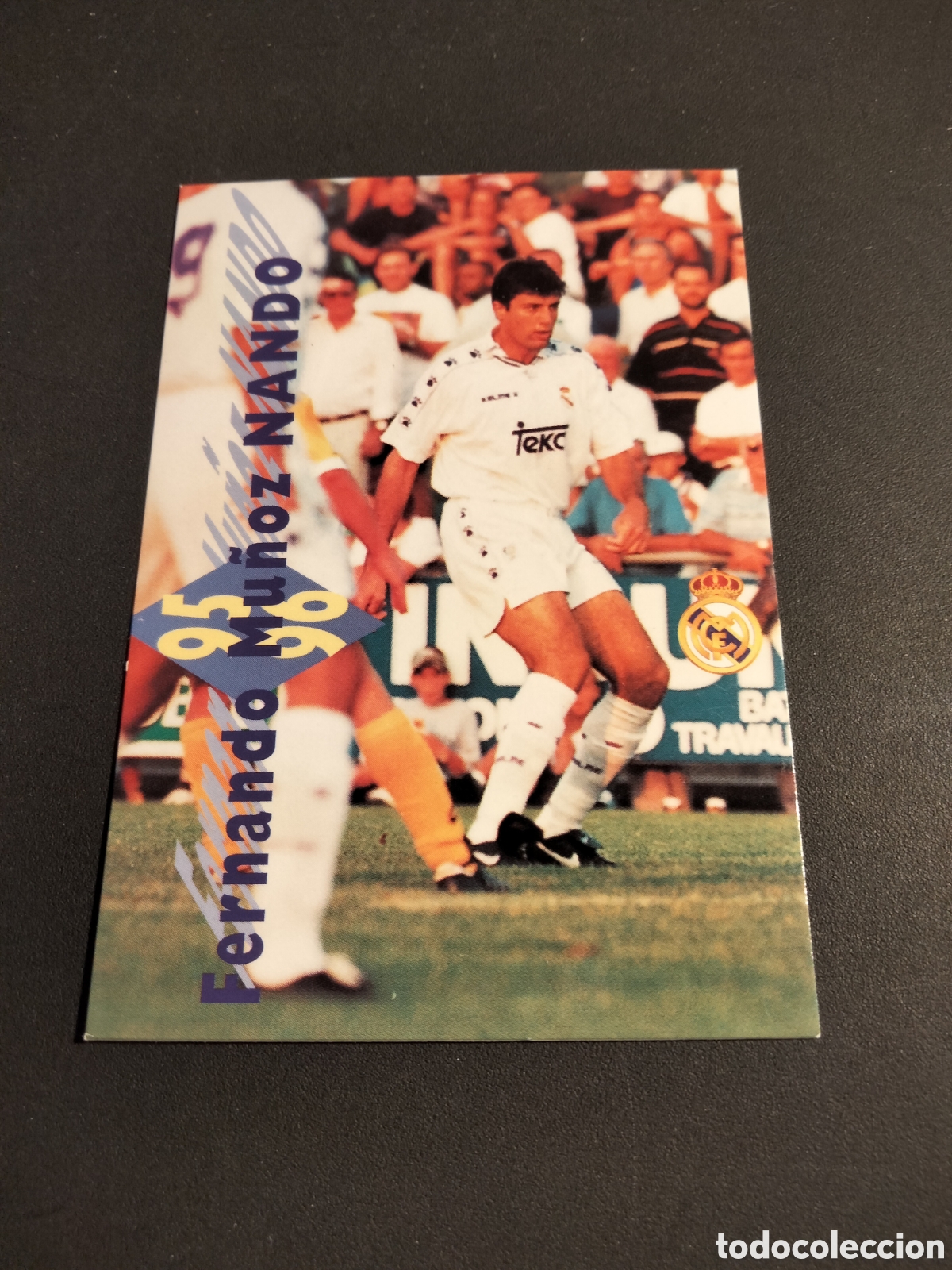 Coleccionismo Cromos antiguos: NANDO # 156 REAL MADRID ORO 1902 - 1996 MAGIC BOX