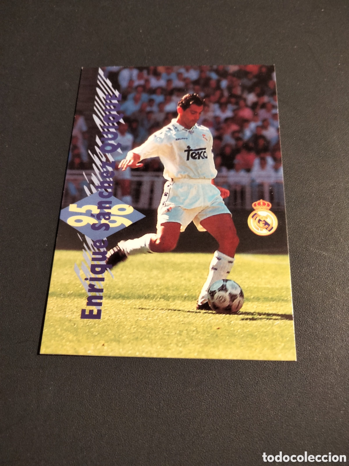 Coleccionismo Cromos antiguos: QUIQUE # 132 REAL MADRID ORO 1902 - 1996 MAGIC BOX