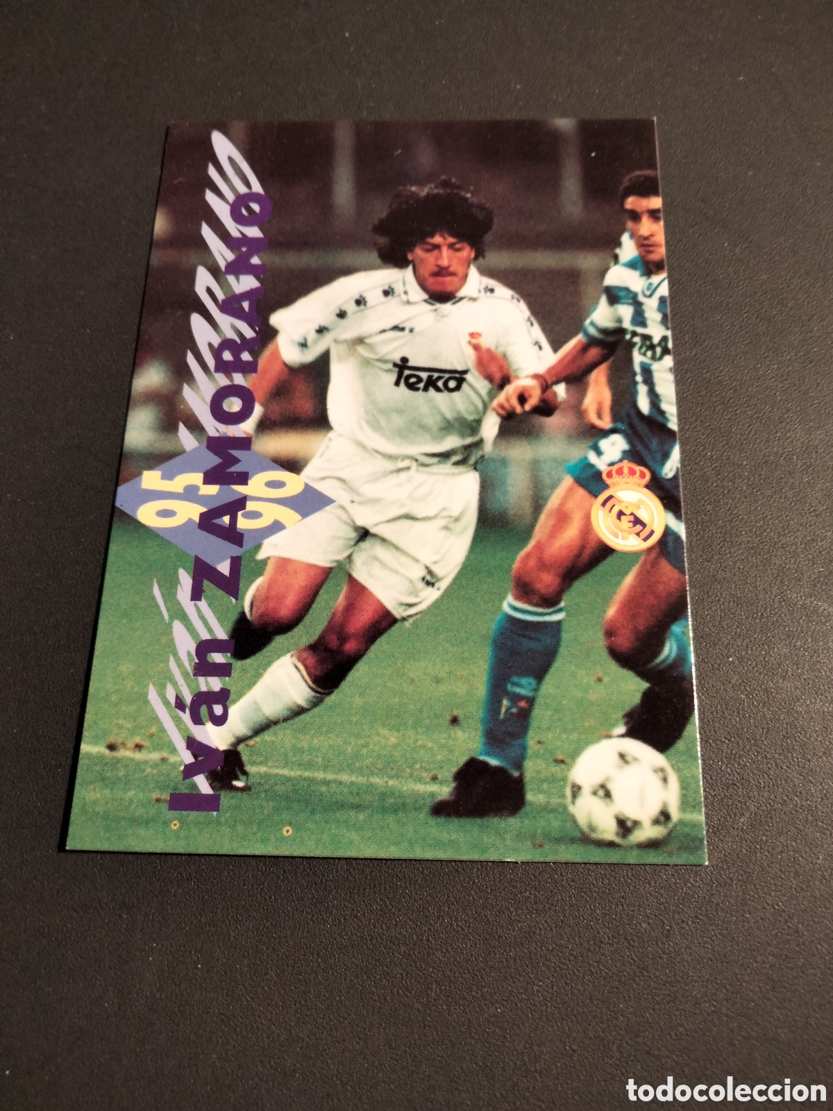Coleccionismo Cromos antiguos: ZAMORANO # 144 REAL MADRID ORO 1902 - 1996 MAGIC BOX