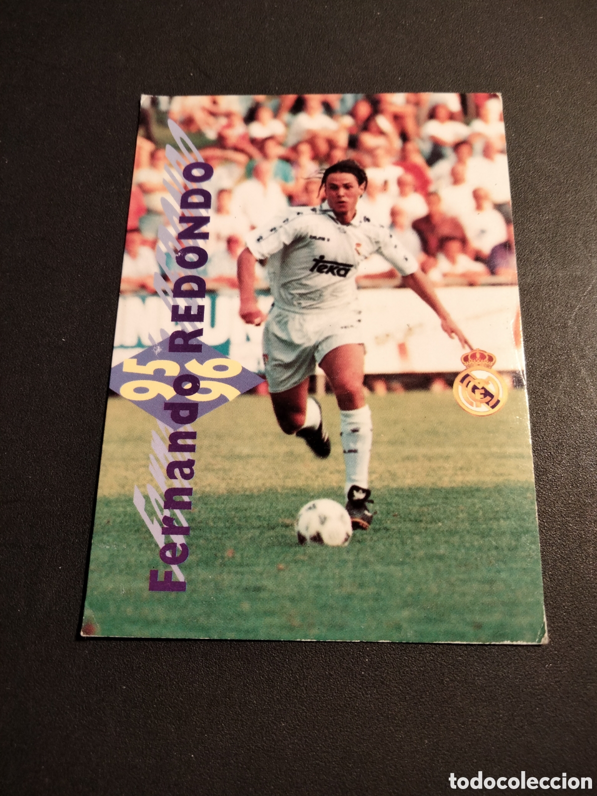 Coleccionismo Cromos antiguos: FERNANDO REDONDO # 138 REAL MADRID ORO 1902 - 1996 MAGIC BOX