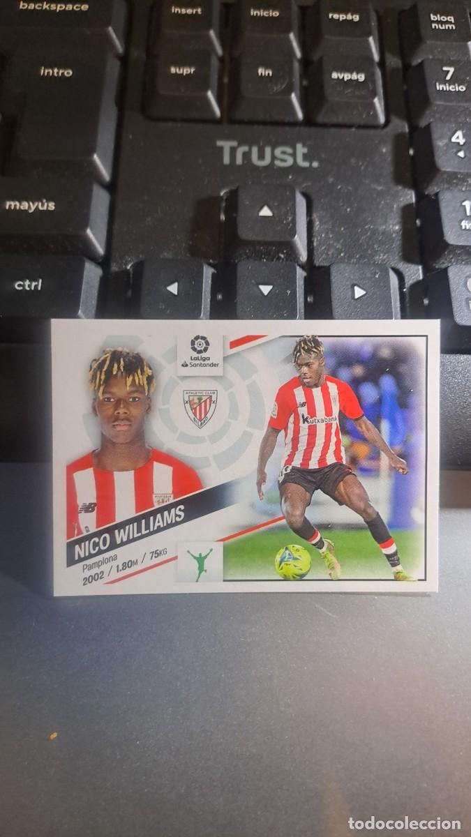 Coleccionismo cromos antiguos: CROMO NICO WILLIAMS 18A 18 A ATHLETIC CLUB DE BILBAO LIGA 2022 2023 22 23 ESTE PANINI NUNCA PEGADO