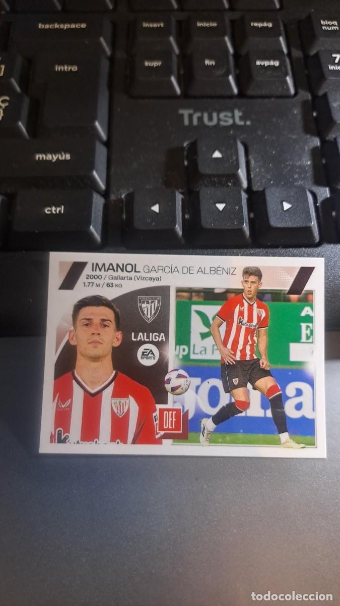 Coleccionismo cromos antiguos: CROMO IMANOL 10 BIS COLOCA ATHLETIC CLUB DE BILBAO LIGA 2023 2024 23 24 ESTE PANINI NUNCA PEGADO