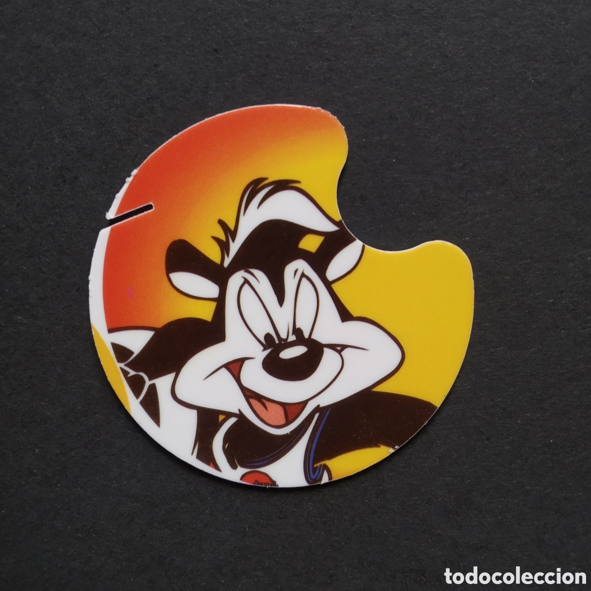 Coleccionismo cromos antiguos: TAZO - N&ordm; 09 - PEP&Eacute; LE PEW - SPACE JAM - DANONE - A&Ntilde;O 1996