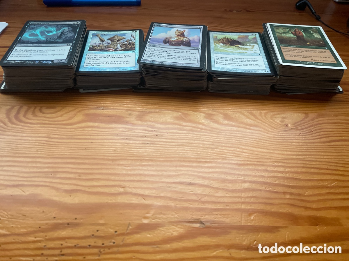 Coleccionismo cromos antiguos: Lote 409 cartas Magic The Gathering - Foto 2