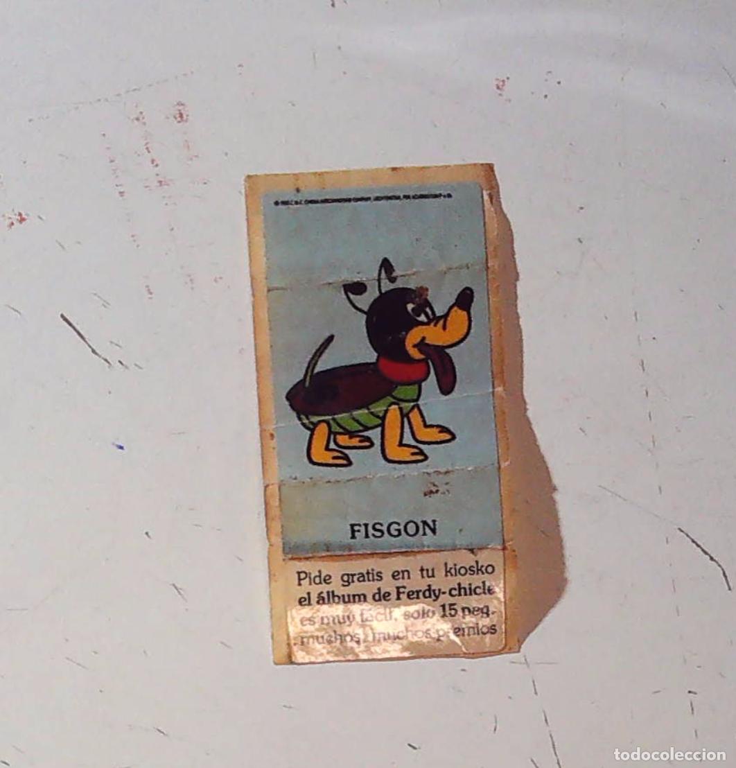 Coleccionismo cromos antiguos: cromo chicle ferdy chicles
