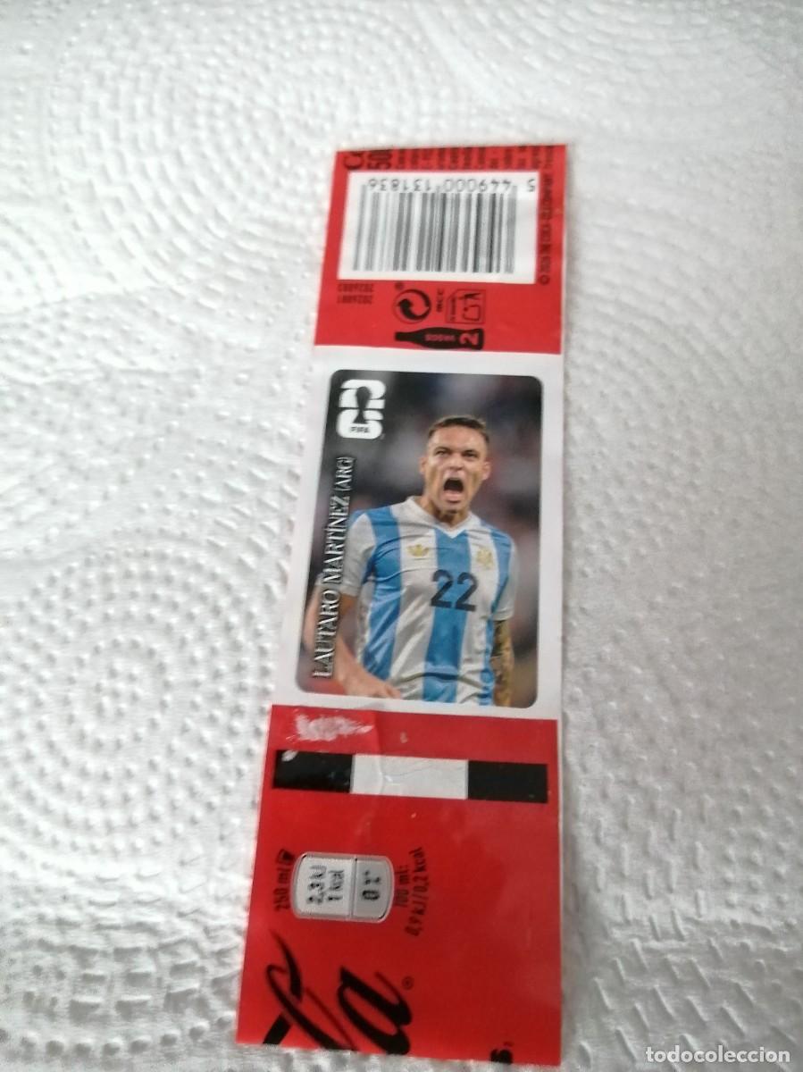 Coleccionismo cromos antiguos: LAUTARO MART&Iacute;NEZ ARGENTINA COCA COLA COCACOLA ⚽ PANINI FIFA MUNDIAL WORLD CUP 26 2026 STICKER ⚽