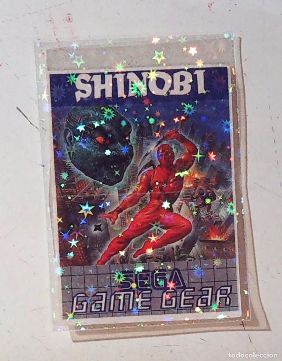Coleccionismo cromos antiguos: bollycao video juegos sega 1 punto con trasera cromo n 36 shinobi