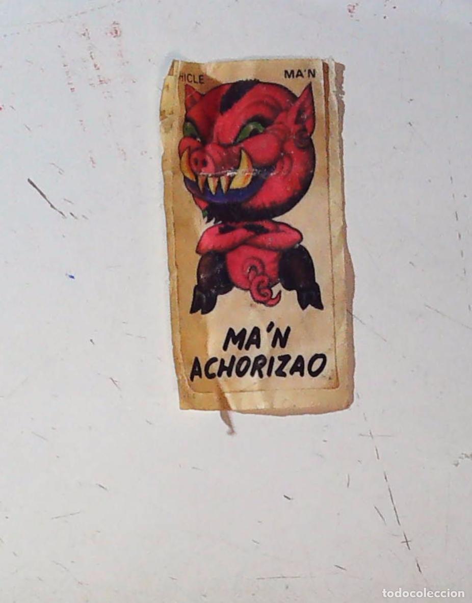 Sammeln alte Sammelbilder: cromo chicle album man ma'n achorizao