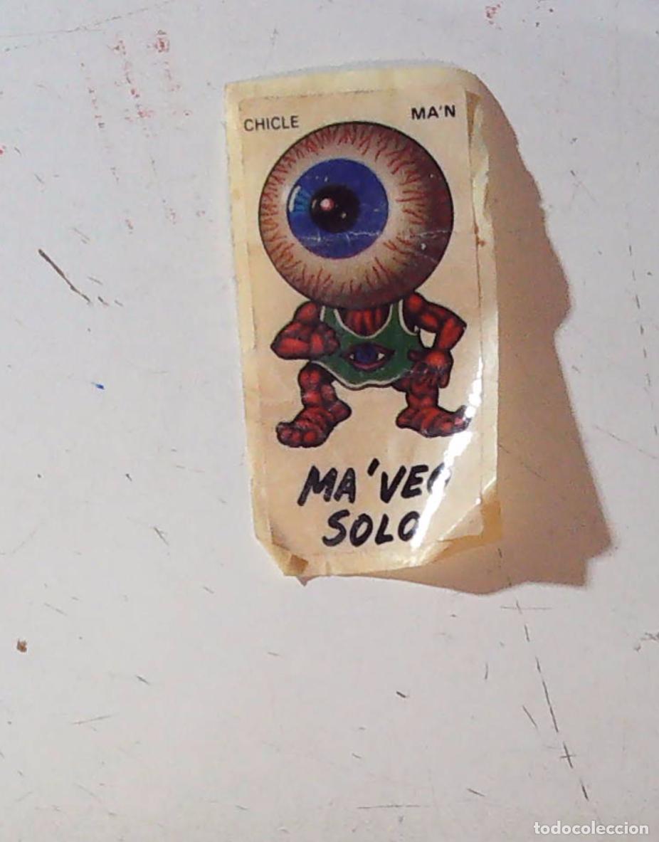 Sammeln alte Sammelbilder: cromo chicle album man ma' veo solo