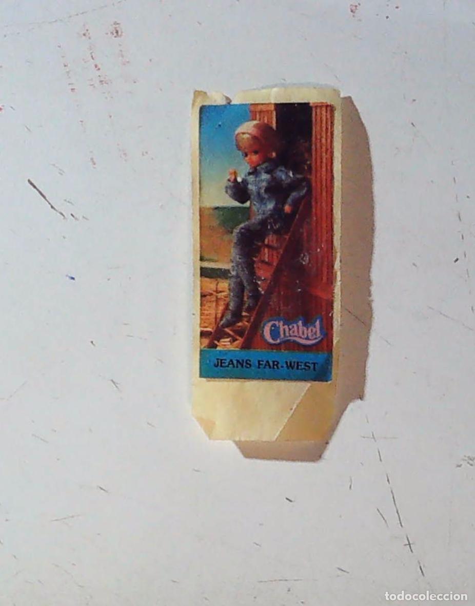 Colecionismo Cromos antigos: cromo chicle chabel jean far west