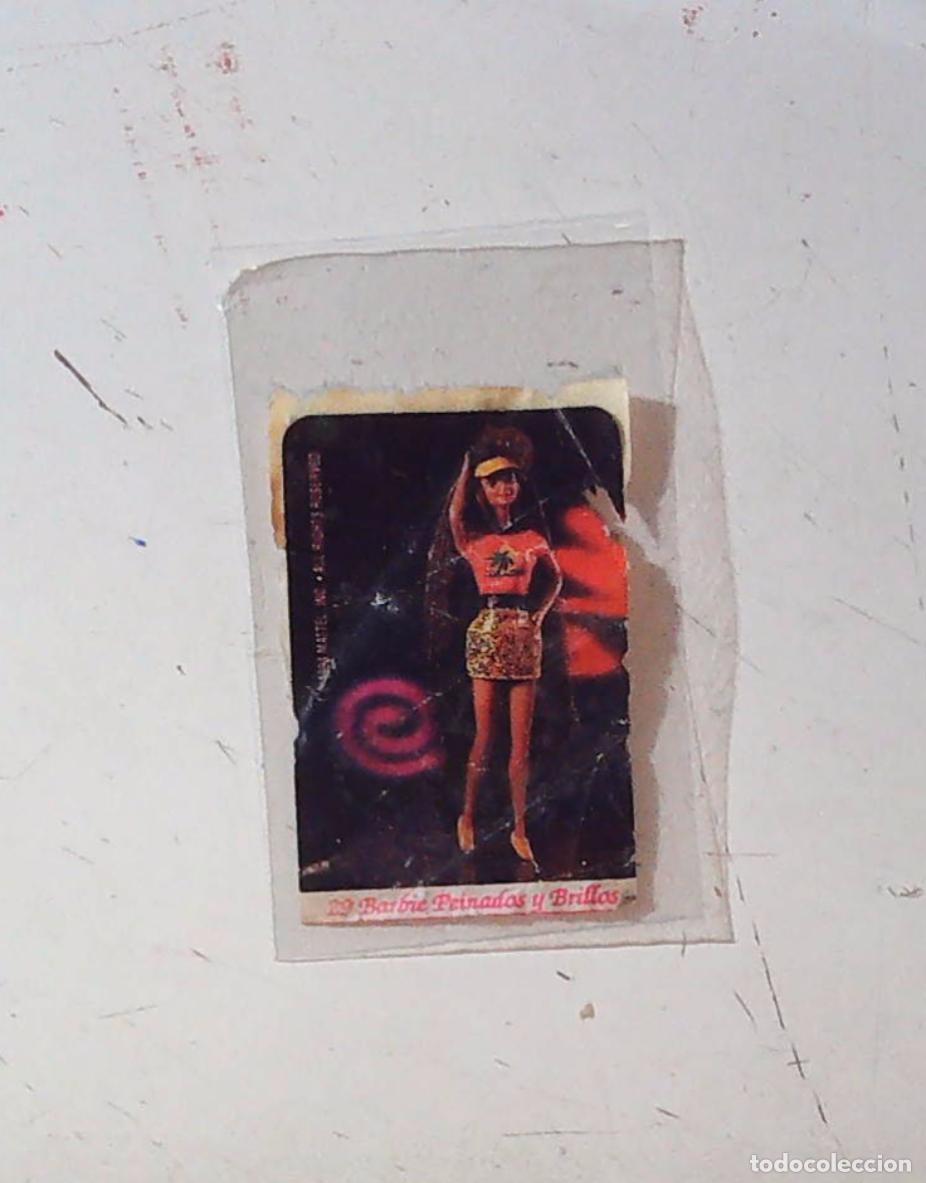 Colecionismo Cromos antigos: cromo chicle barbie brillos y peinados