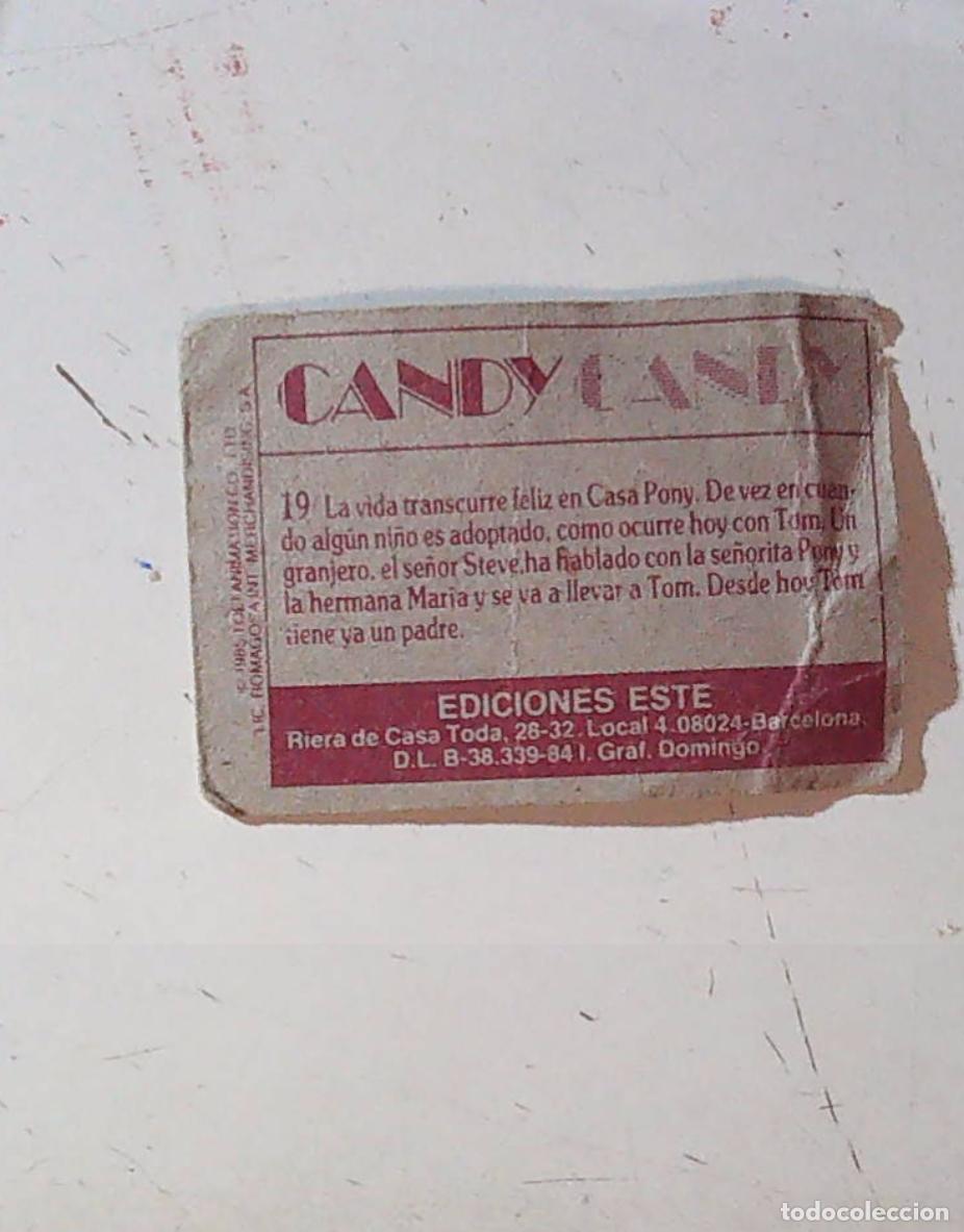 Coleccionismo cromos antiguos: candy candy ediciones este n 19 - Foto 3