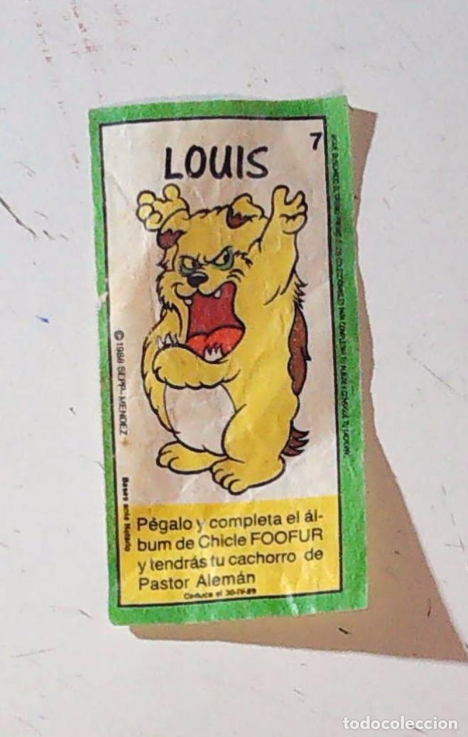 Coleccionismo cromos antiguos: cromo chicle foofur fofur fufur