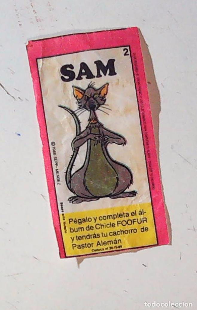 Coleccionismo cromos antiguos: cromo chicle foofur fofur fufur