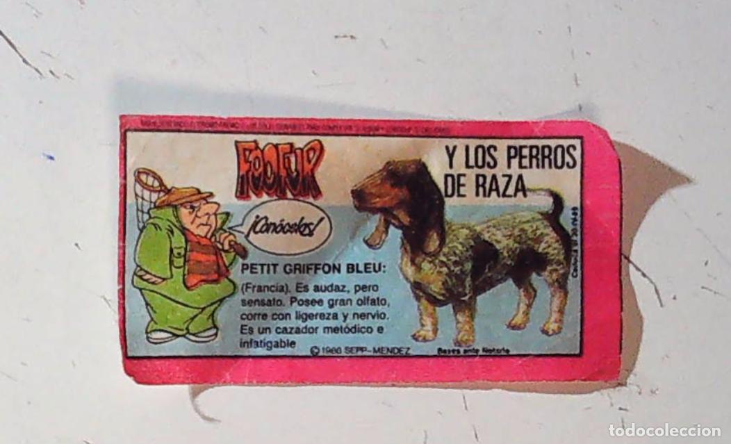 Coleccionismo cromos antiguos: cromo chicle foofur fofur fufur