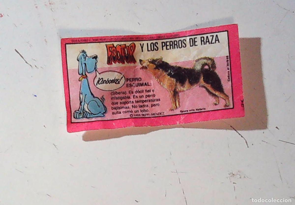 Coleccionismo cromos antiguos: cromo chicle foofur fofur fufur