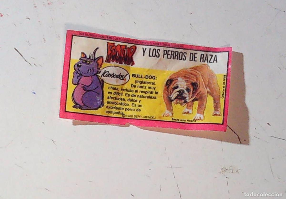 Coleccionismo cromos antiguos: cromo chicle foofur fofur fufur