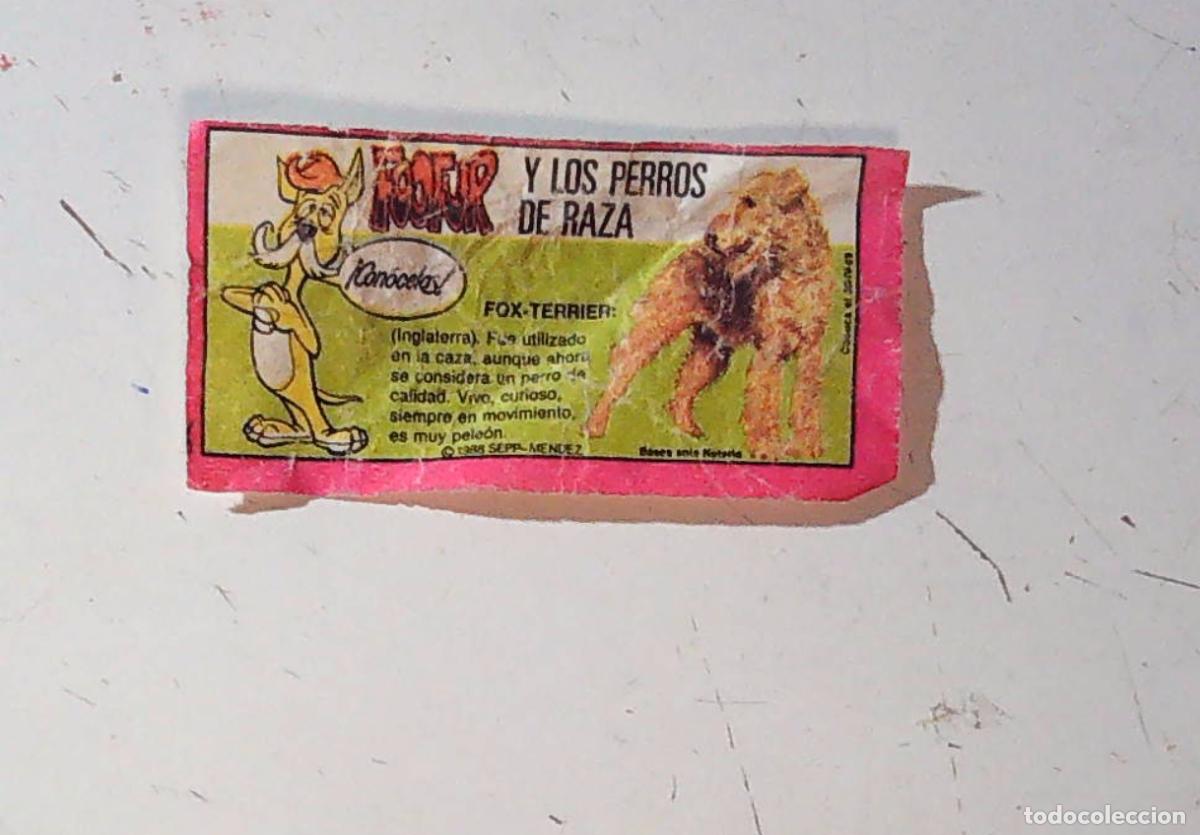 Coleccionismo cromos antiguos: cromo chicle foofur fofur fufur