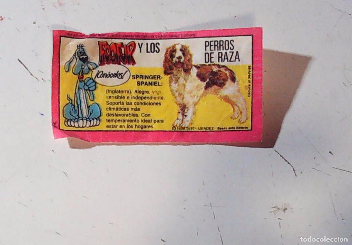 Coleccionismo cromos antiguos: cromo chicle foofur fofur fufur