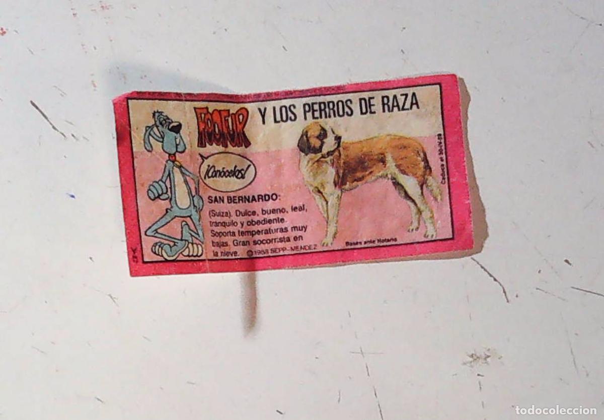 Coleccionismo cromos antiguos: cromo chicle foofur fofur fufur