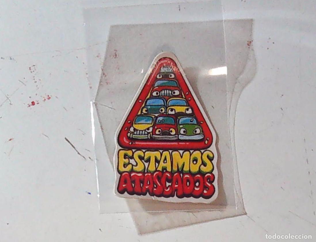 Coleccionismo cromos antiguos: CROMO BIMBO LOS RASCA TRAFICOLOCOS BIMBOCAO congestion estamos atascaos rascado y sin trasera