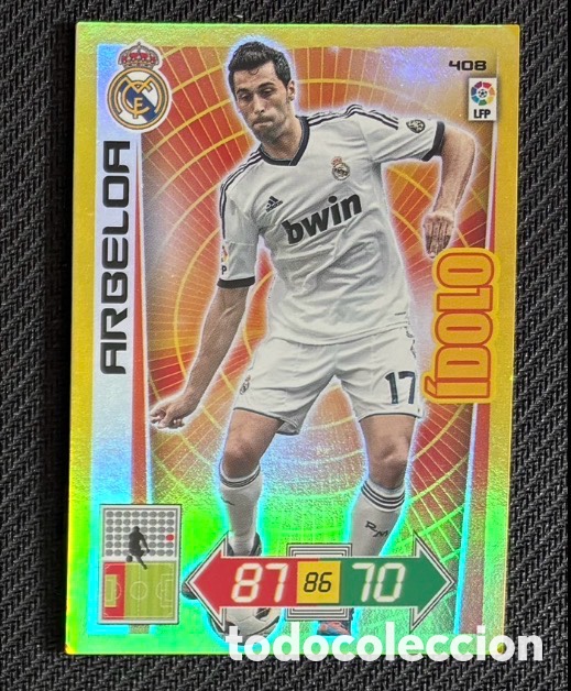 Coleccionismo cromos antiguos: Arbeloa Real Madrid &Iacute;DOLO CARTA VINTAGE