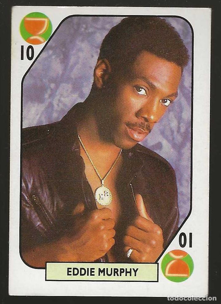 Coleccionismo cromos antiguos: TELE BANCO POP -- 10 DE COPAS -- EDDIE MURPHY