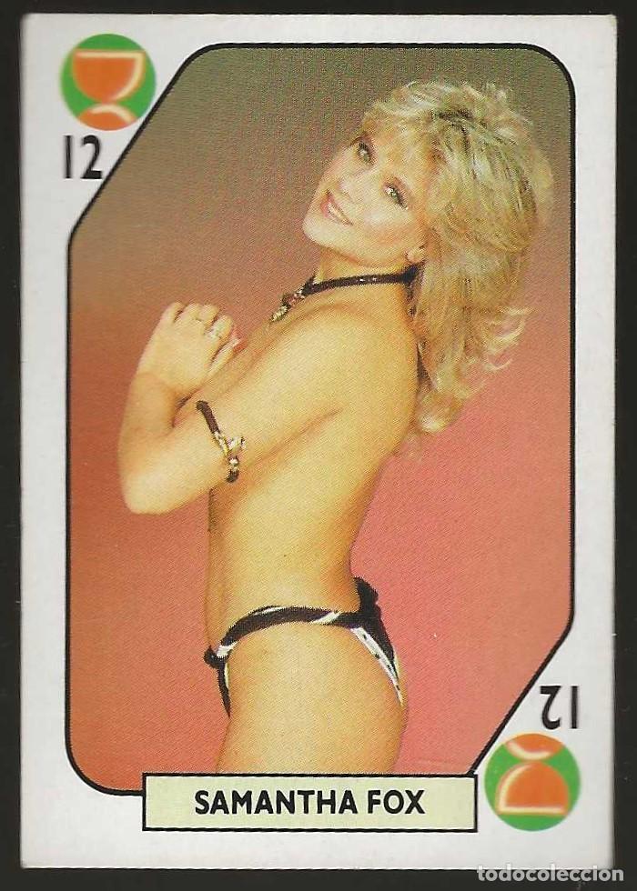 Coleccionismo cromos antiguos: TELE BANCO POP -- 12 DE COPAS -- SAMANTHA FOX