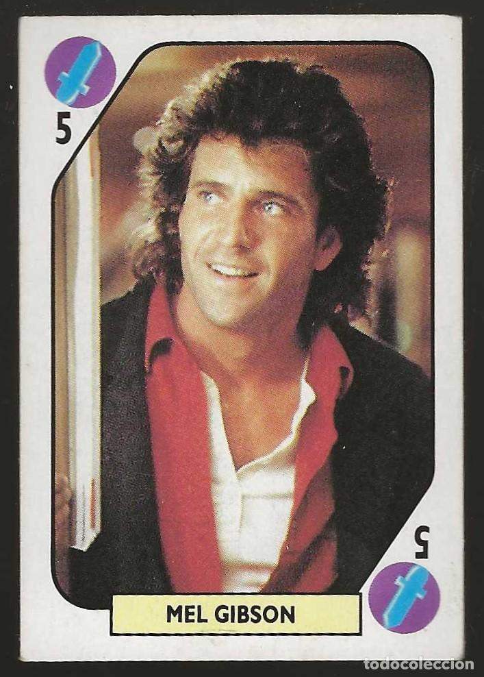 Coleccionismo cromos antiguos: TELE BANCO POP --5 DE ESPADAS -- MEL GIBSON